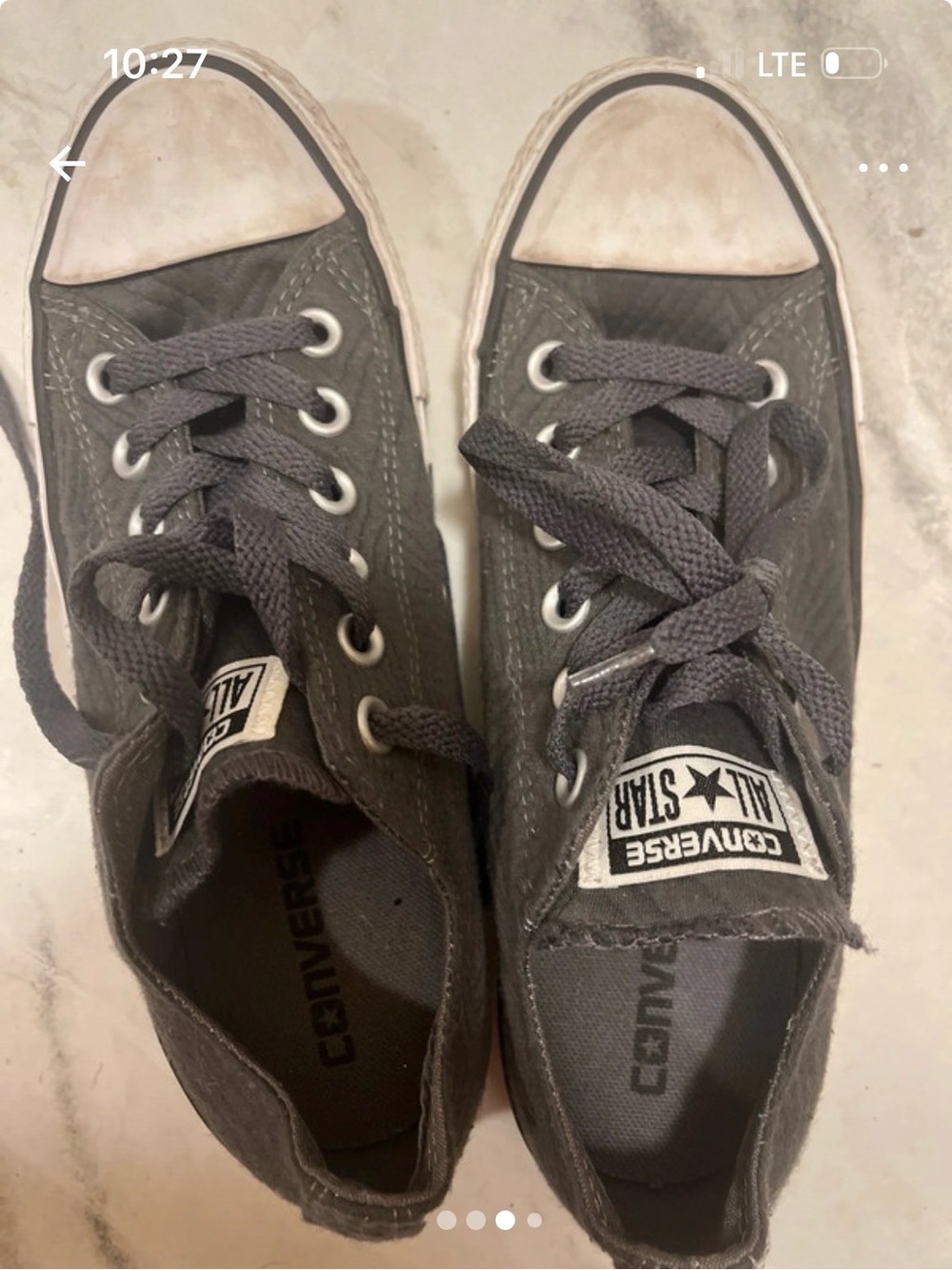 Converse Kids Gray Low Top Chuck Taylor Sneakers